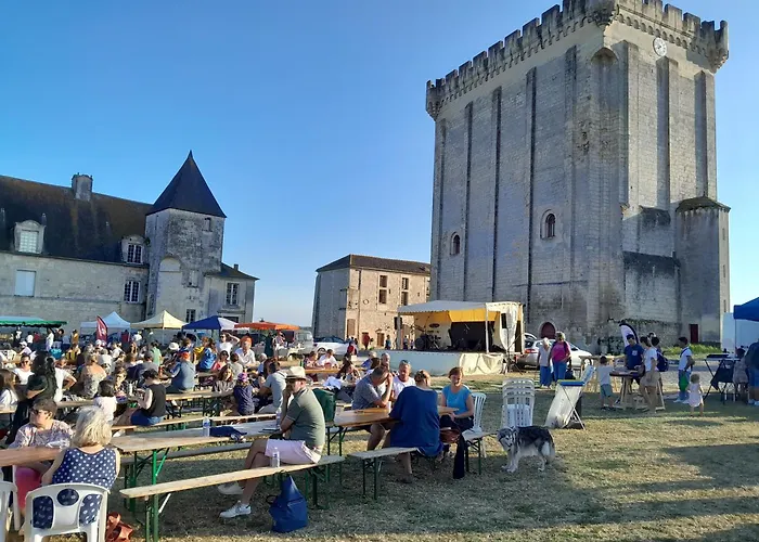 Family With Pool In Clion, France
